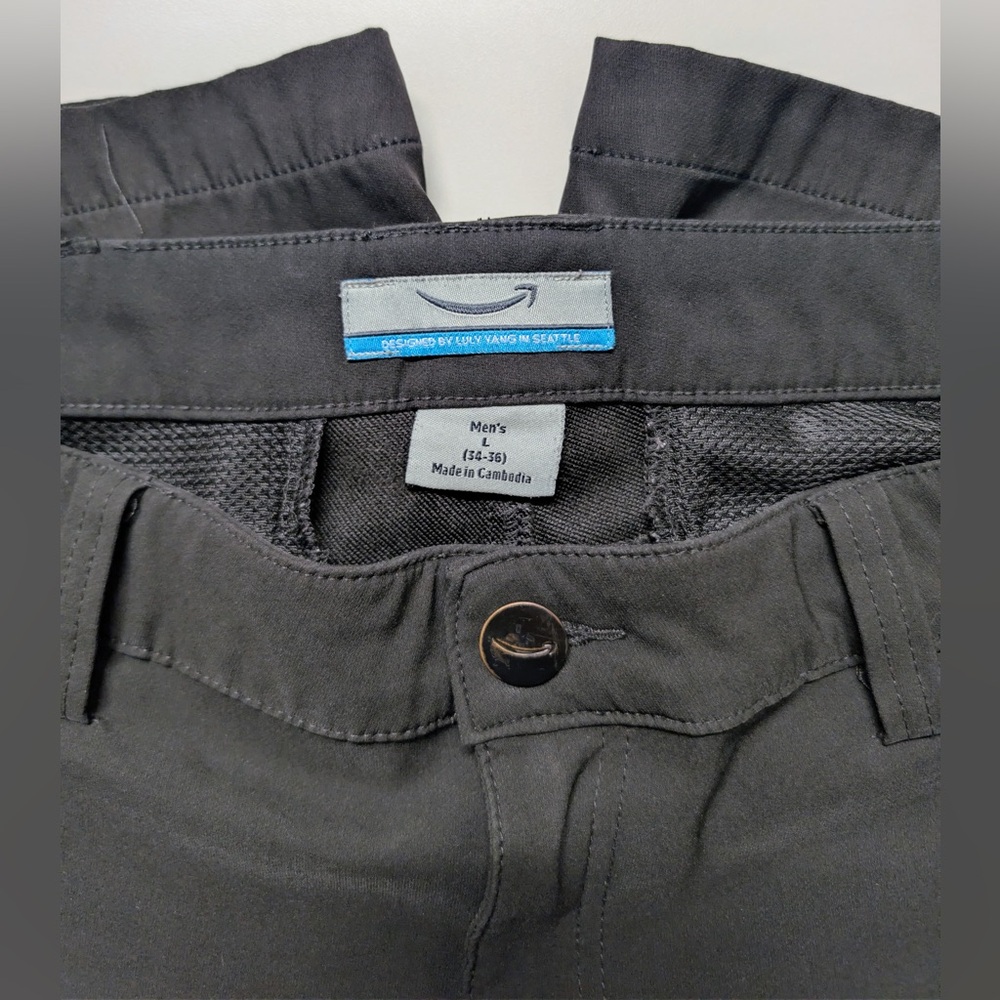 Amazon men’s Black Cargo Pants